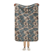 M2024 Caspian CAMO Sherpa Blanket - 37″×57″