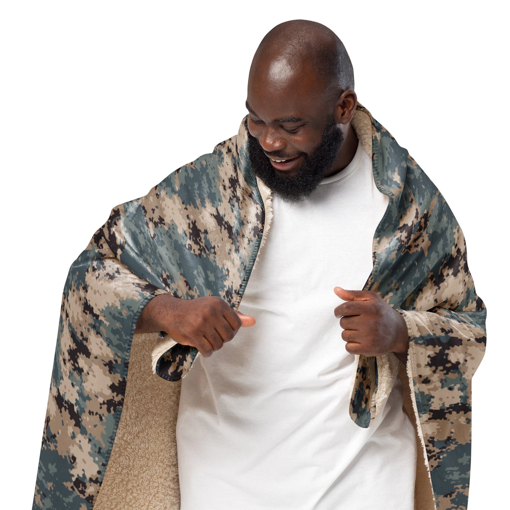 Azerbaijan M2024 CAMO Sherpa Blanket