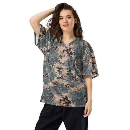 Azerbaijan M2024 CAMO Unisex American Football Jersey