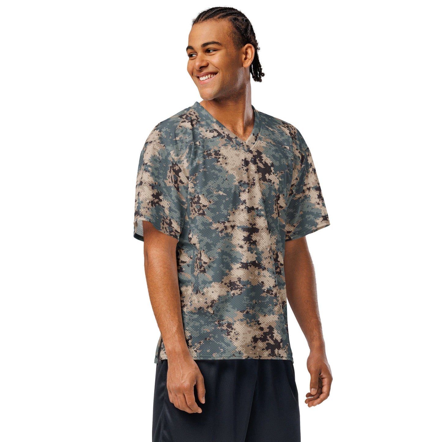 Azerbaijan M2024 CAMO Unisex American Football Jersey