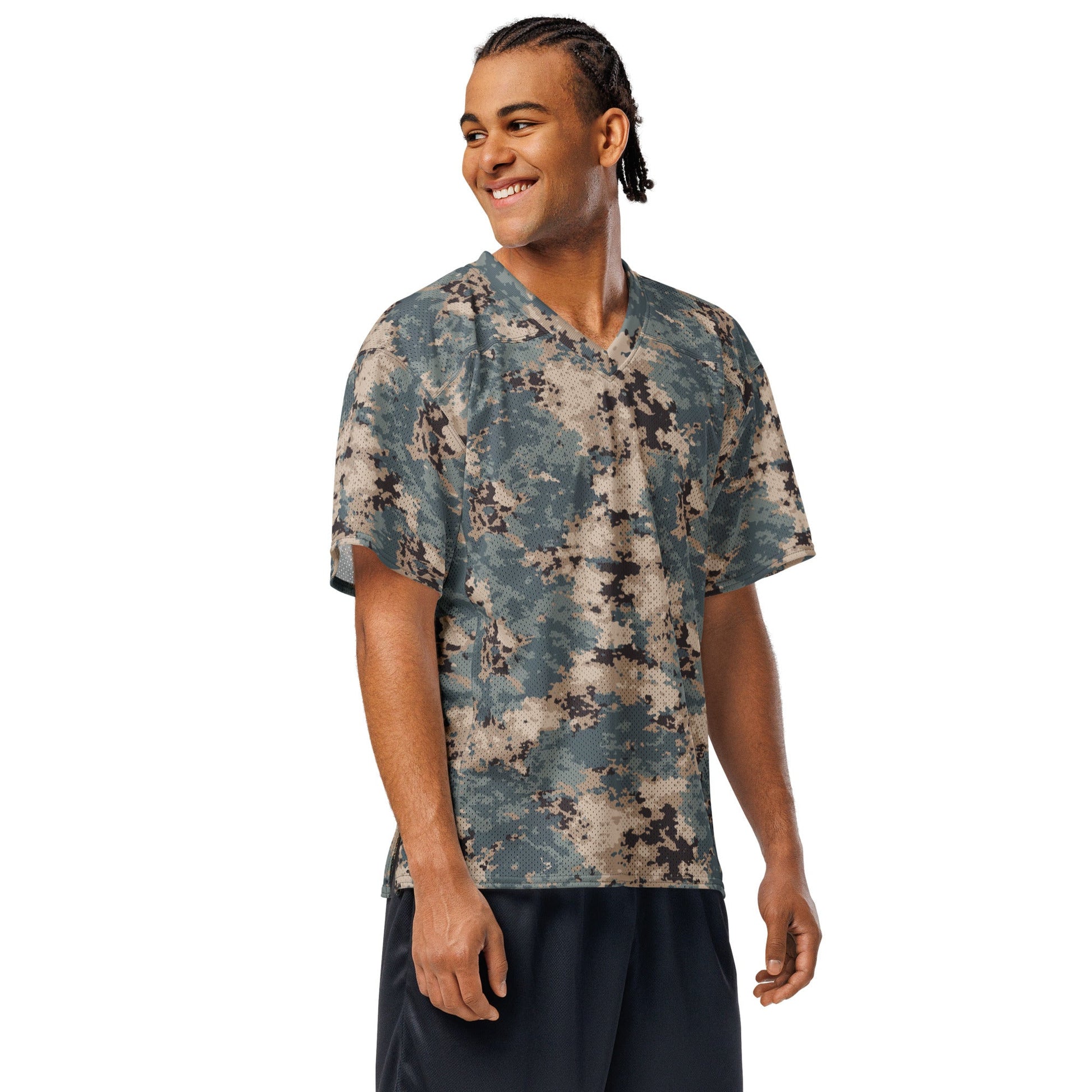 Azerbaijan M2024 CAMO Unisex American Football Jersey