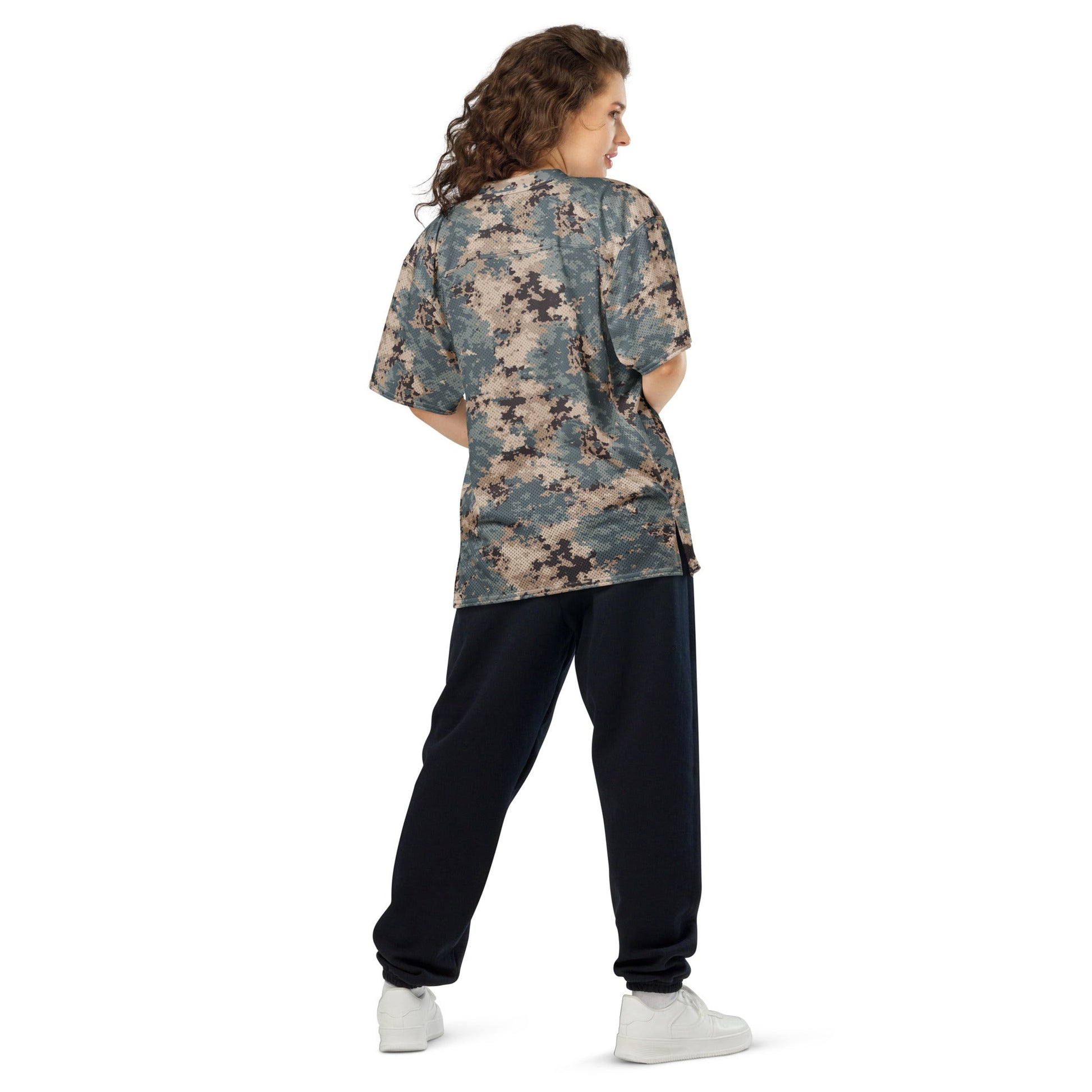 Azerbaijan M2024 CAMO Unisex American Football Jersey