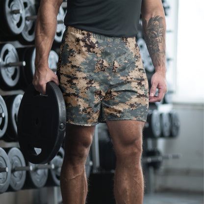 Azerbaijan M2024 CAMO Unisex Athletic Long Shorts - 2XS