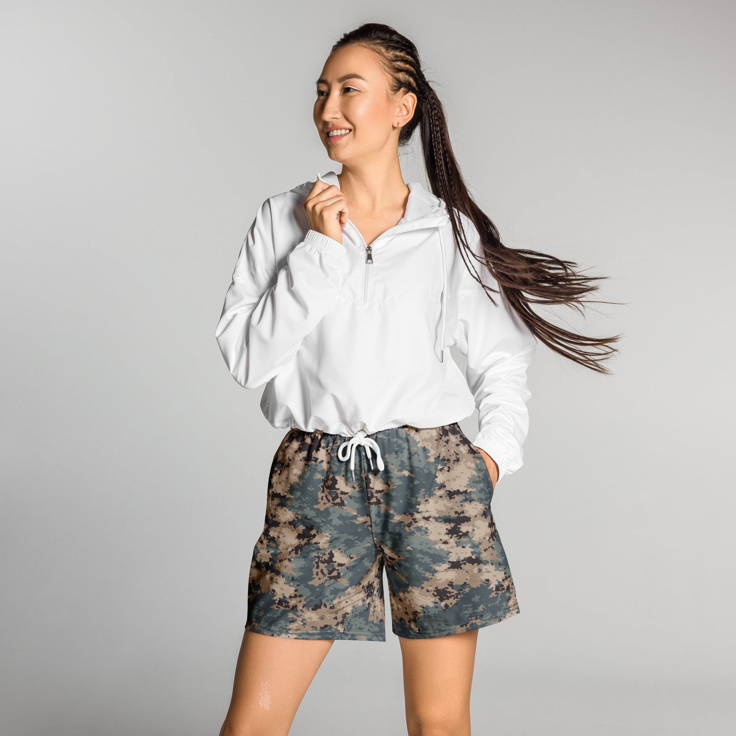 Azerbaijan M2024 CAMO Unisex Athletic Long Shorts