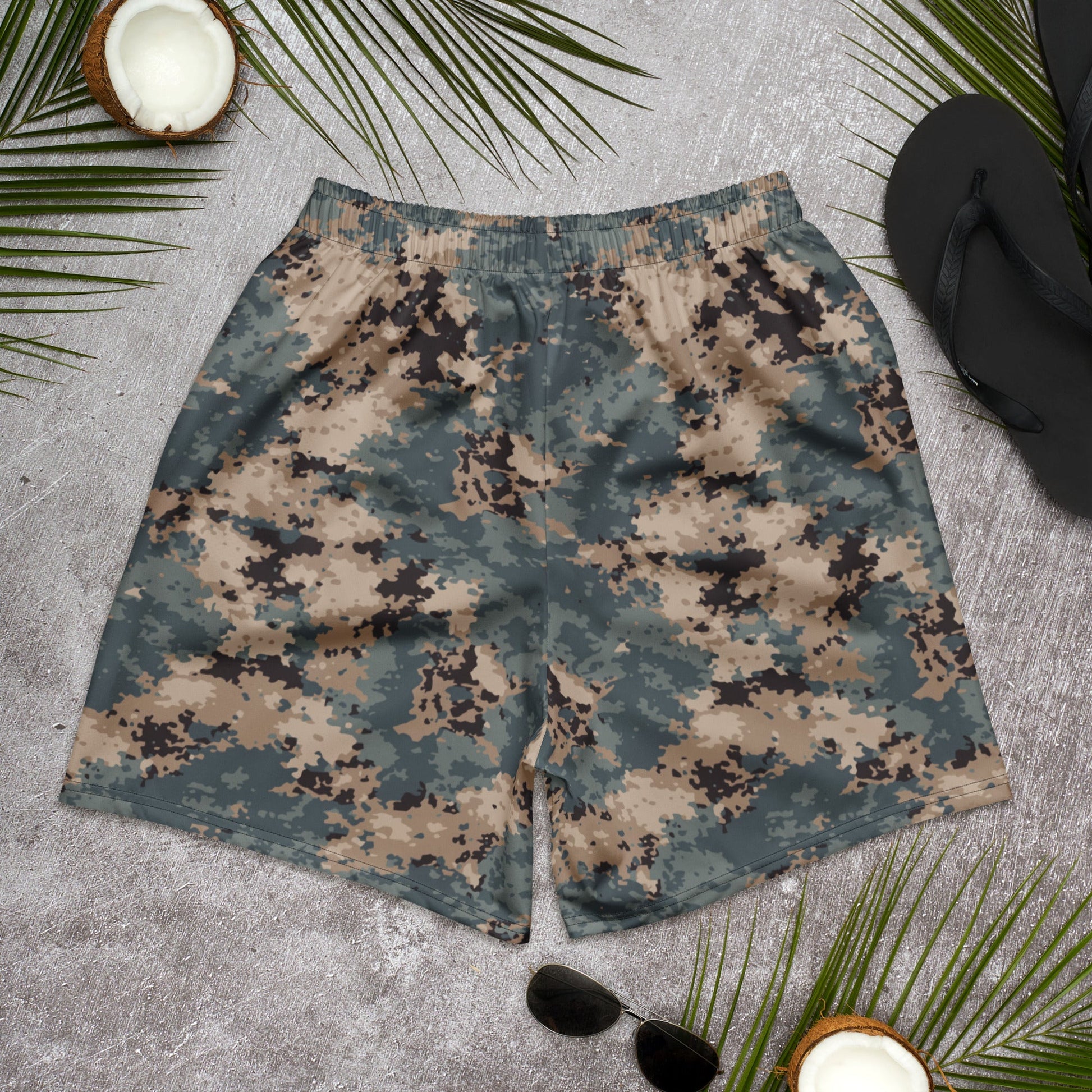 Azerbaijan M2024 CAMO Unisex Athletic Long Shorts