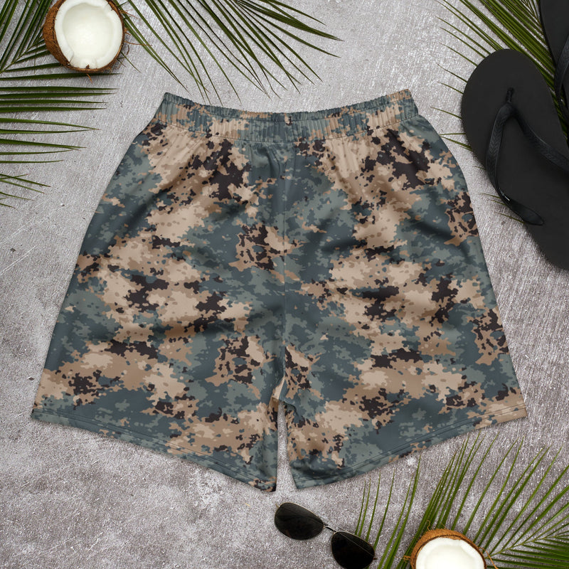 M2024 Caspian CAMO Unisex Athletic Long Shorts