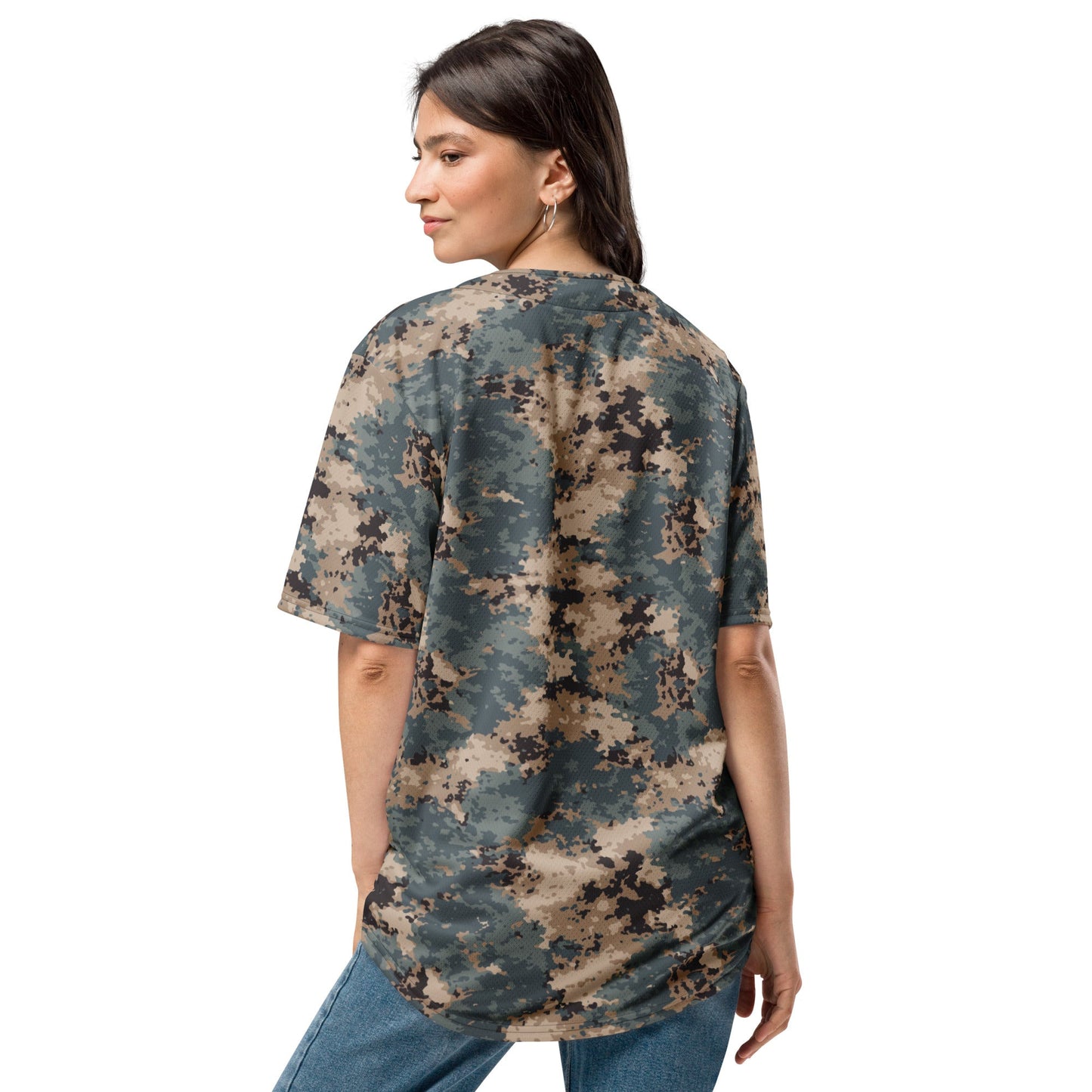 Azerbaijan M2024 CAMO Unisex Baseball Jersey