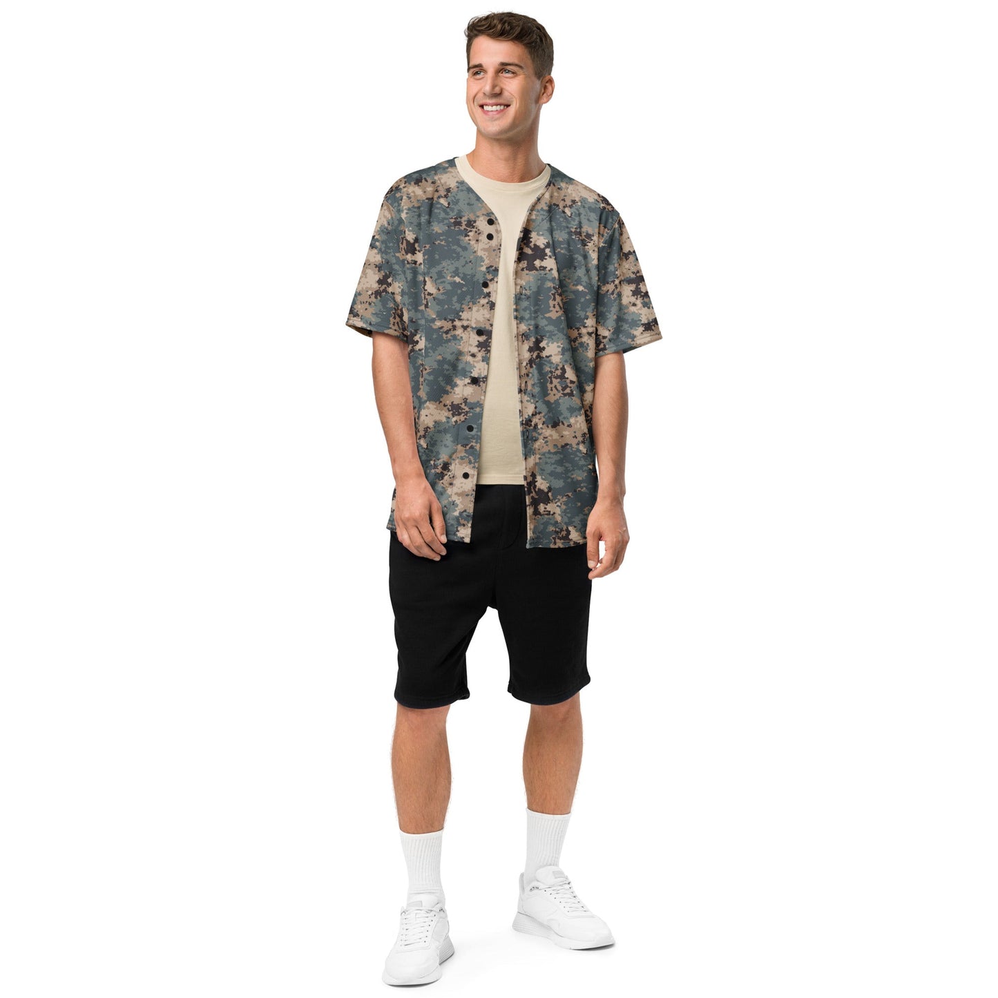 Azerbaijan M2024 CAMO Unisex Baseball Jersey