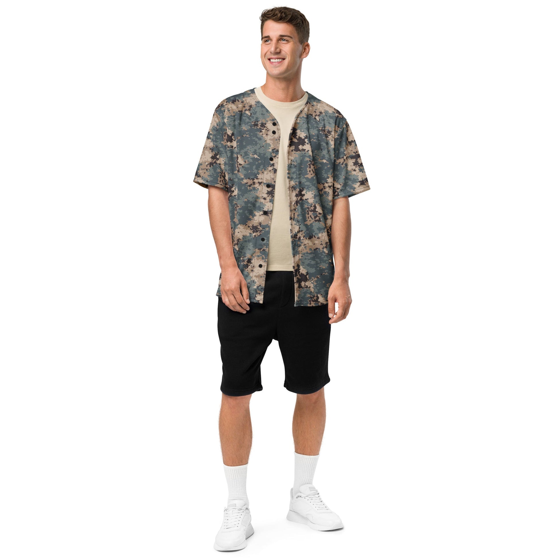 Azerbaijan M2024 CAMO Unisex Baseball Jersey