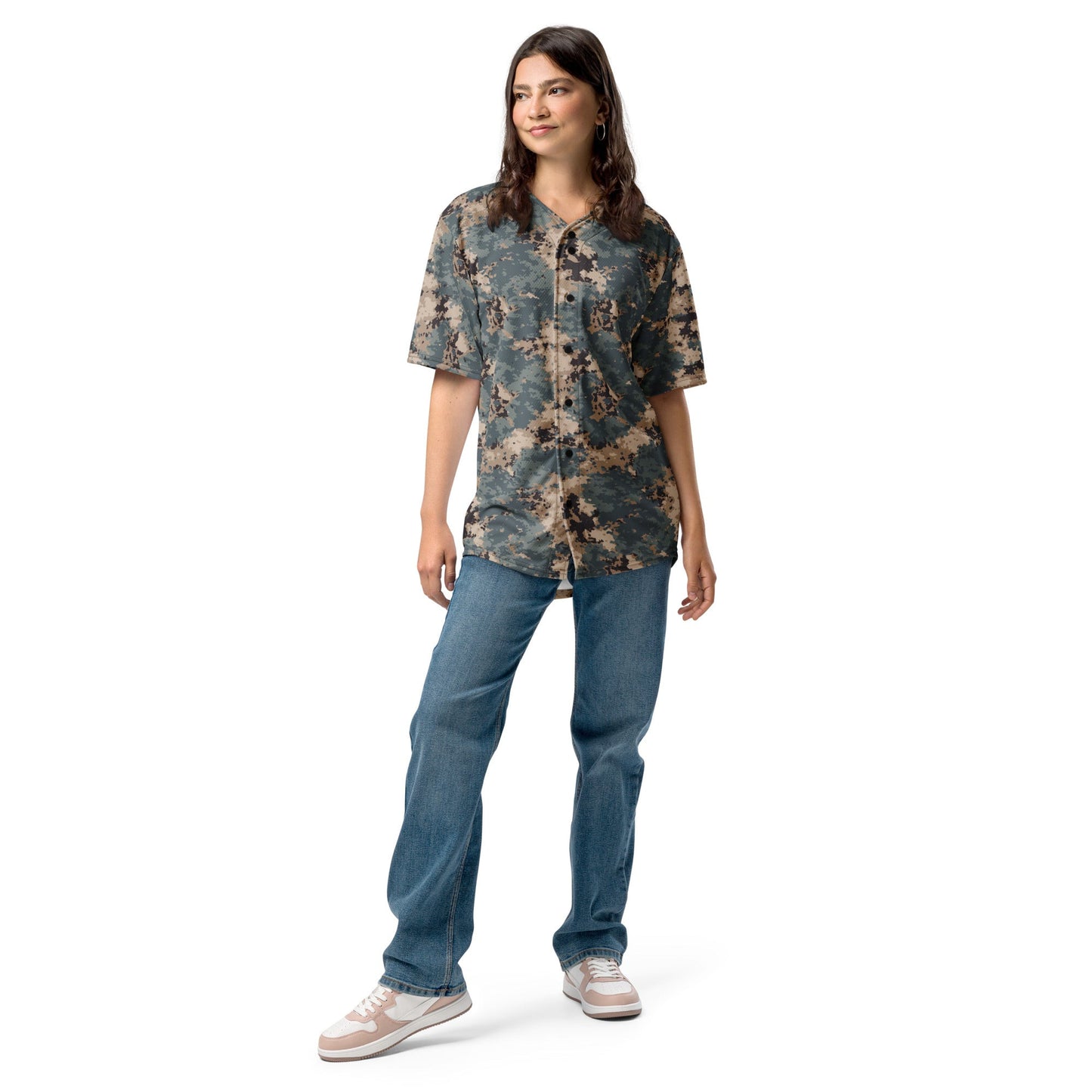 Azerbaijan M2024 CAMO Unisex Baseball Jersey