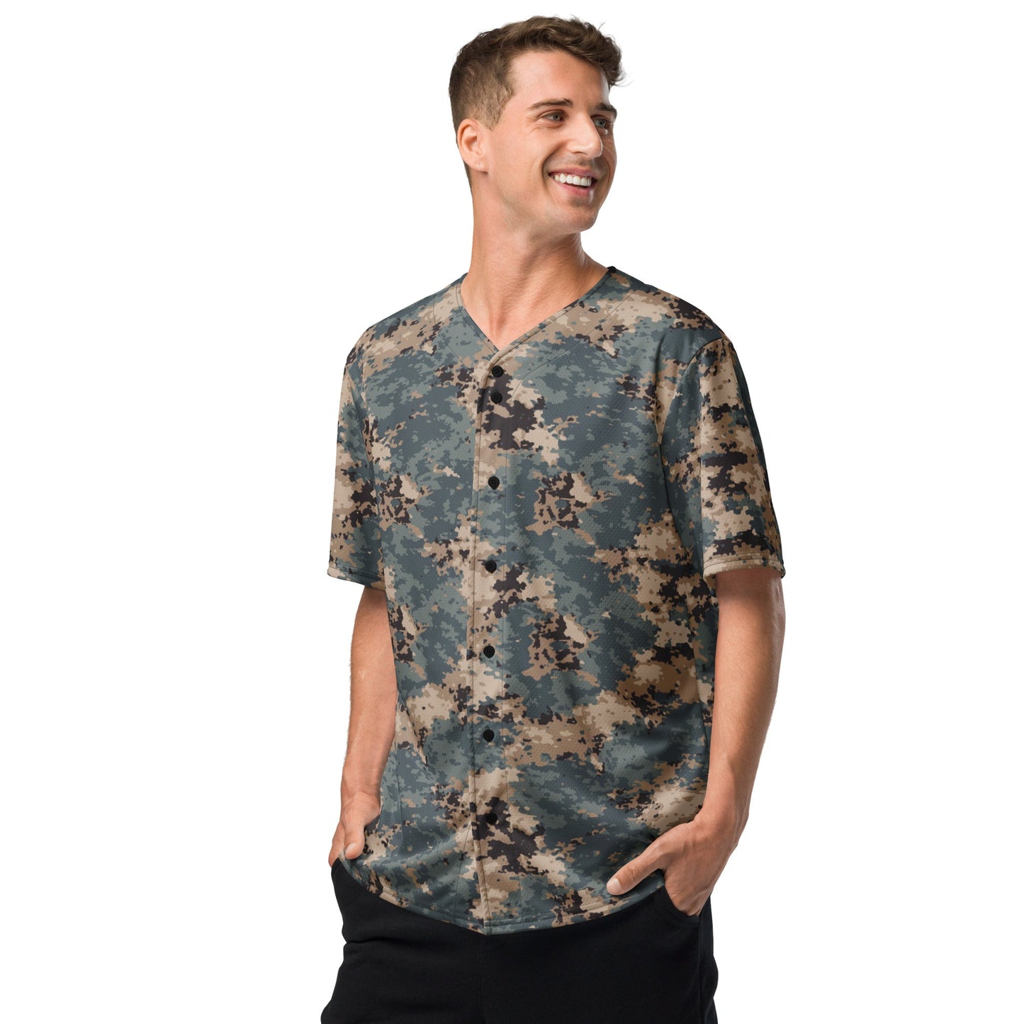 Azerbaijan M2024 CAMO Unisex Baseball Jersey