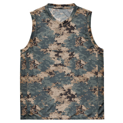 Azerbaijan M2024 CAMO Unisex Basketball Jersey