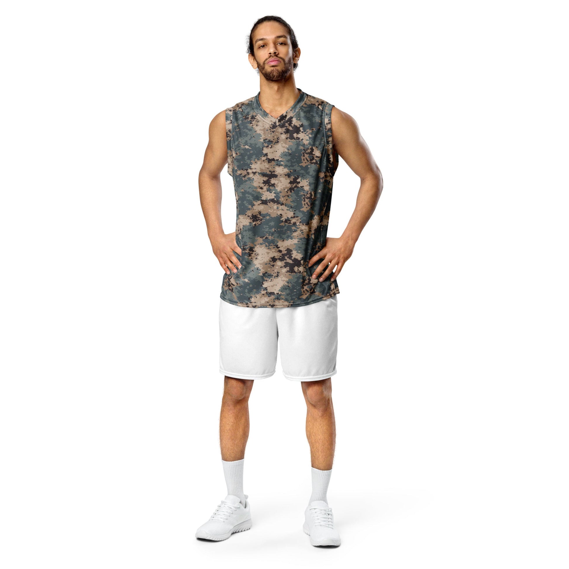 Azerbaijan M2024 CAMO Unisex Basketball Jersey