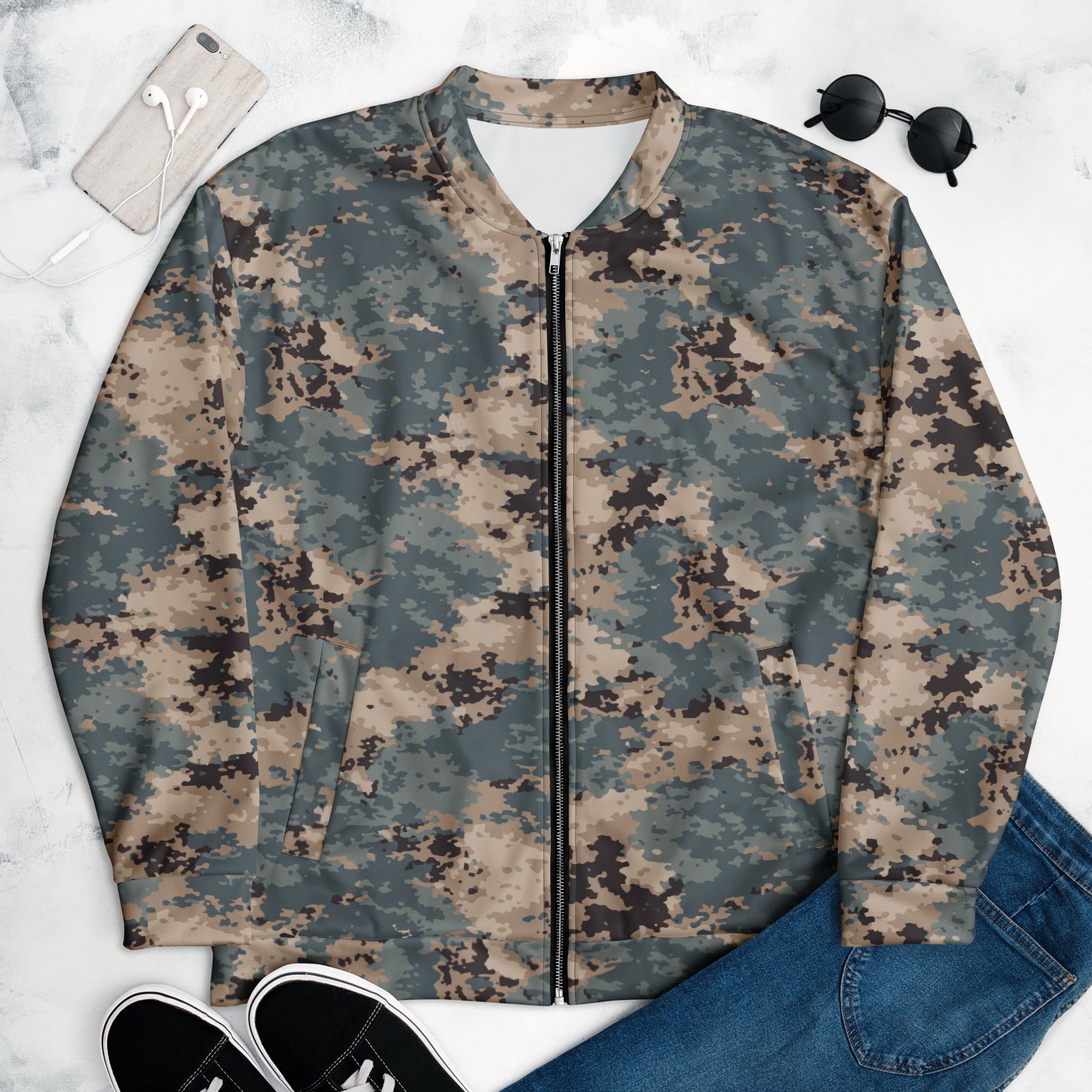 Azerbaijan M2024 CAMO Unisex Bomber Jacket