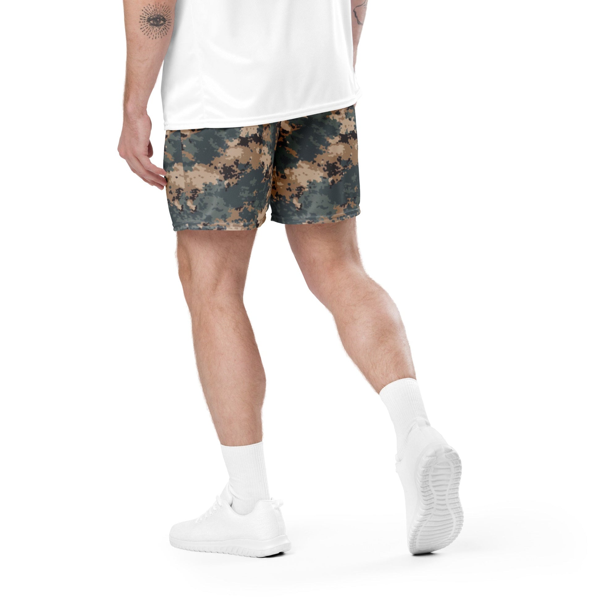 Azerbaijan M2024 CAMO Unisex Mesh Shorts