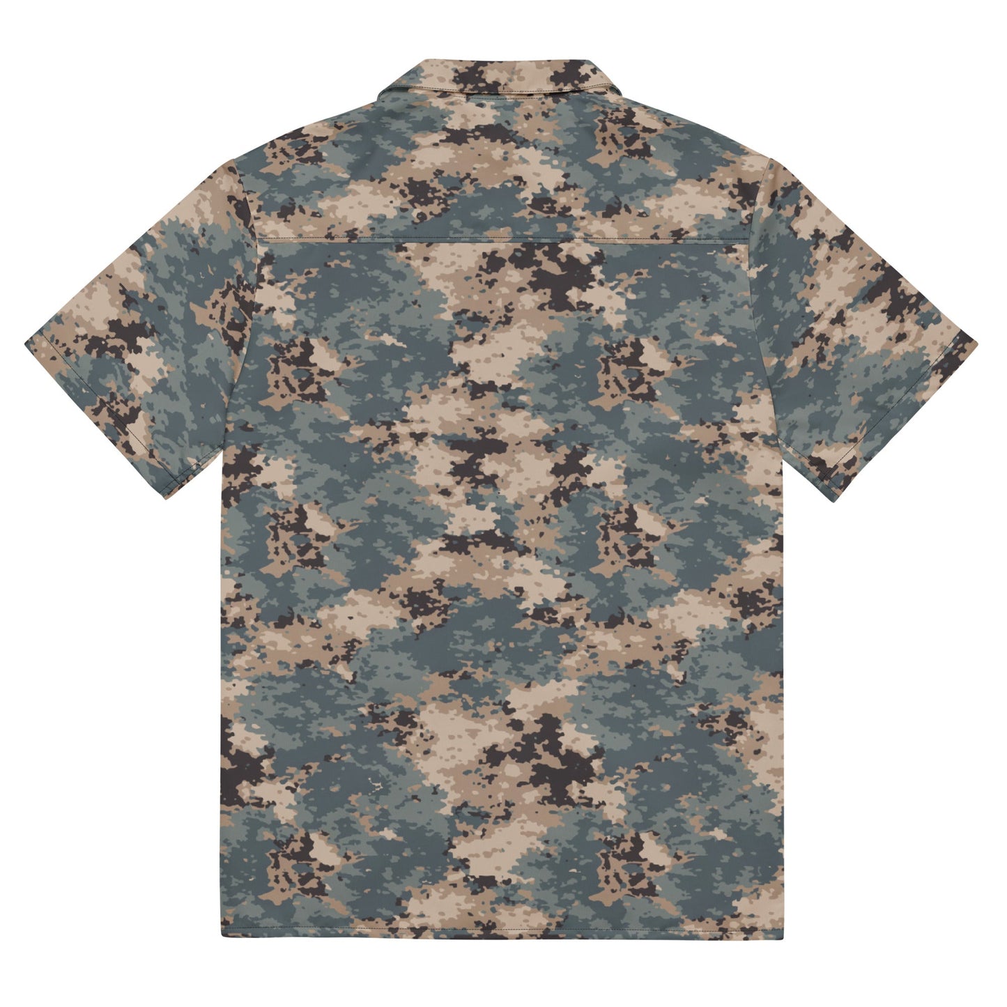Azerbaijan M2024 CAMO Unisex Short-Sleeve Button Shirt