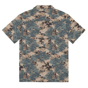 M2024 Caspian CAMO Unisex Short-Sleeve Button Shirt - Button-Up