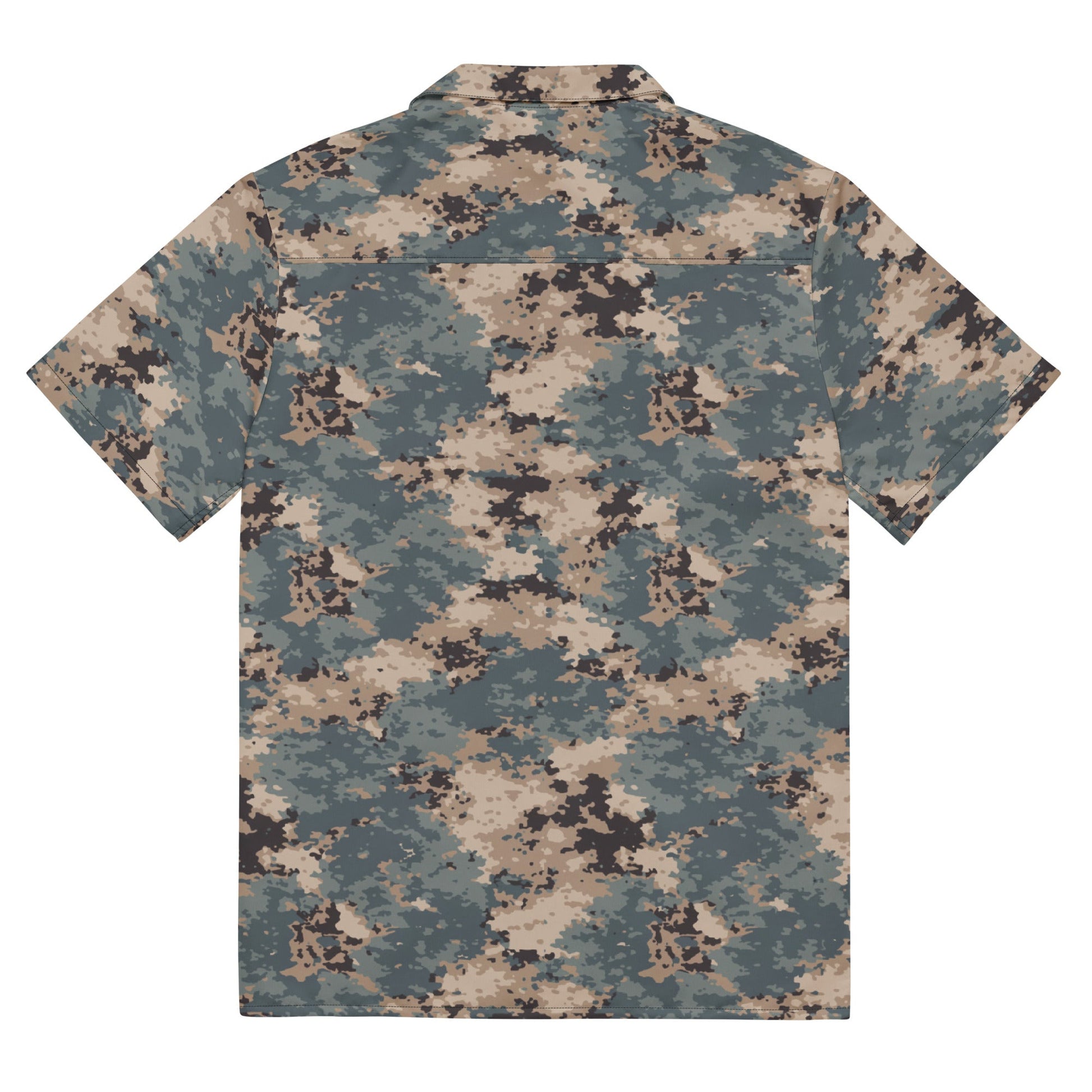 Azerbaijan M2024 CAMO Unisex Short-Sleeve Button Shirt