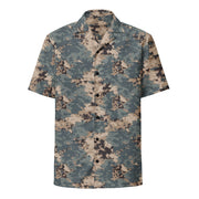 M2024 Caspian CAMO Unisex Short-Sleeve Button Shirt - Button-Up