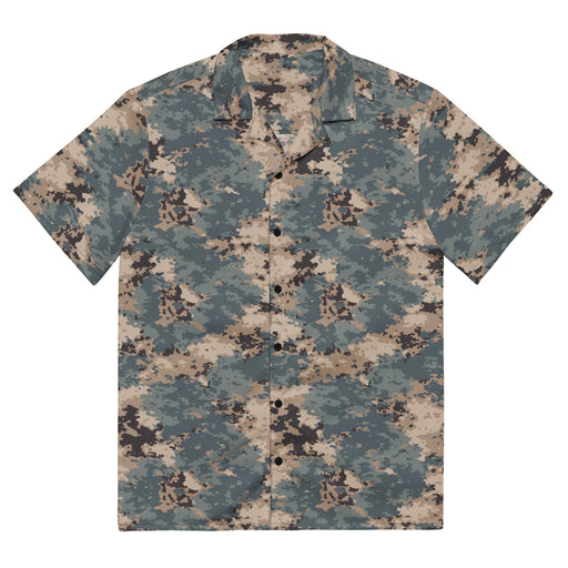 M2024 Caspian CAMO Unisex Short-Sleeve Button Shirt - Button-Up