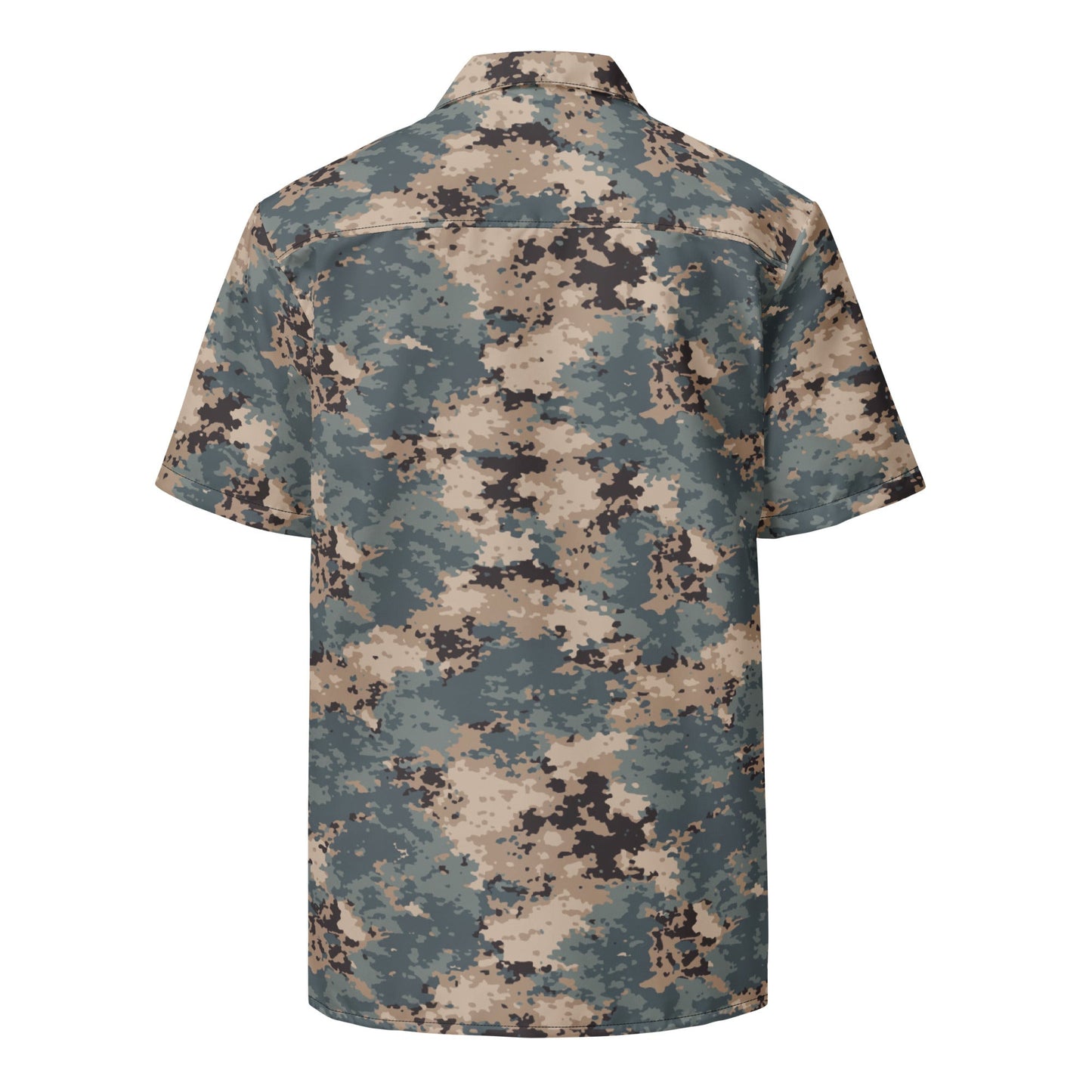 Azerbaijan M2024 CAMO Unisex Short-Sleeve Button Shirt