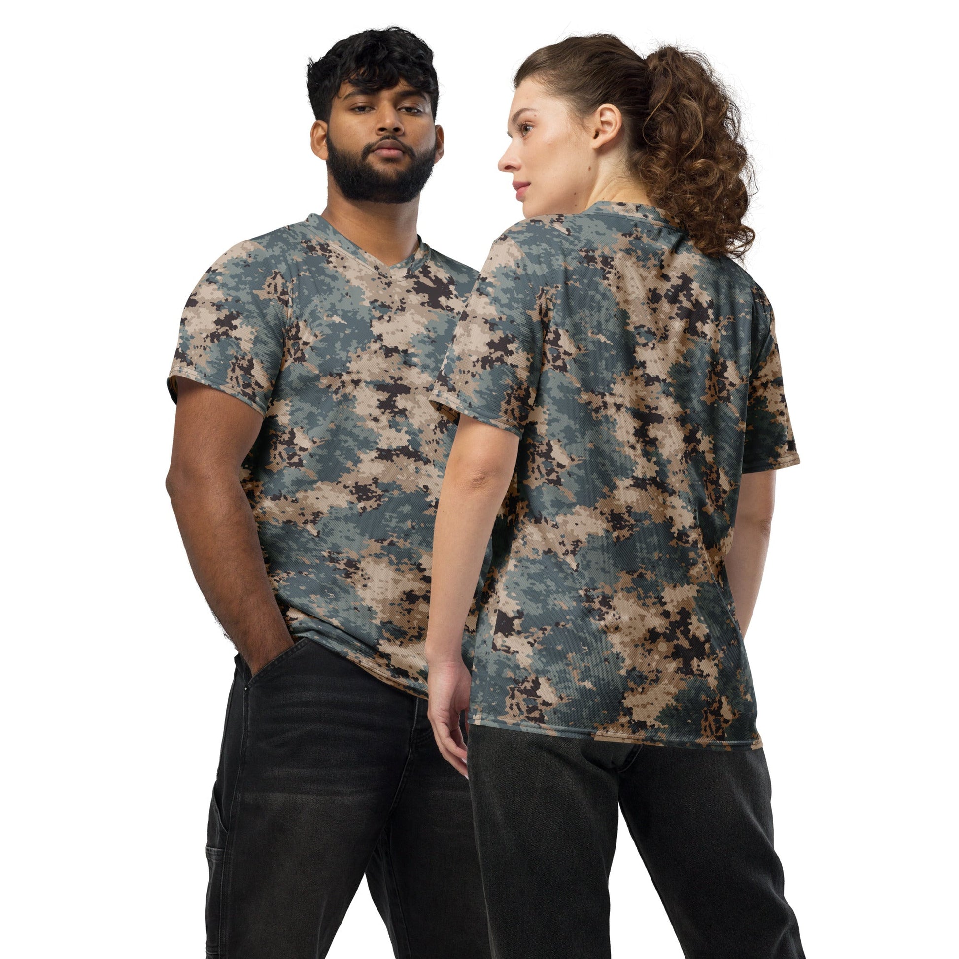 Azerbaijan M2024 CAMO Unisex Sports Jersey - 2XS