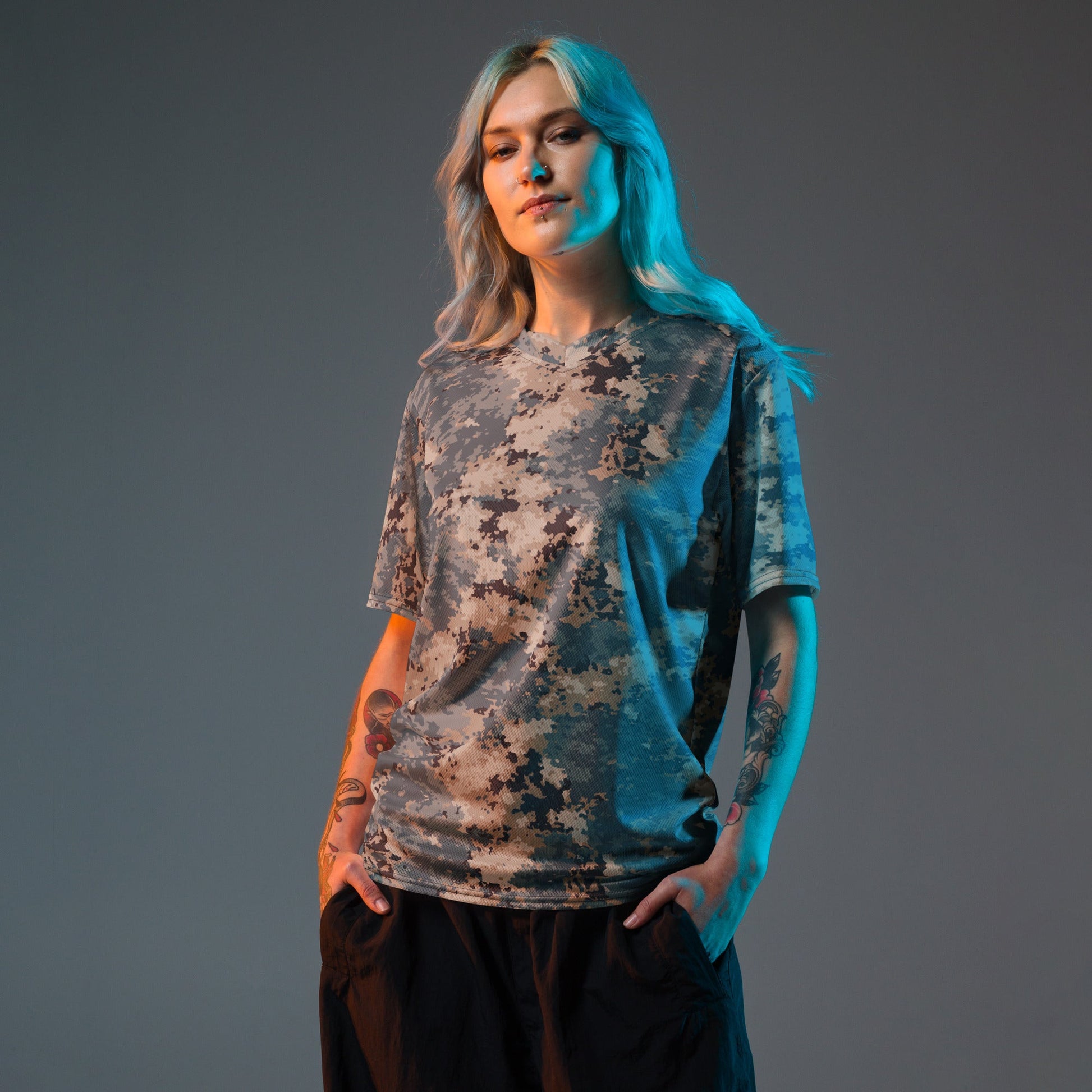 Azerbaijan M2024 CAMO Unisex Sports Jersey