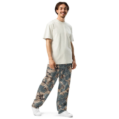Azerbaijan M2024 CAMO Unisex Wide-Leg Joggers