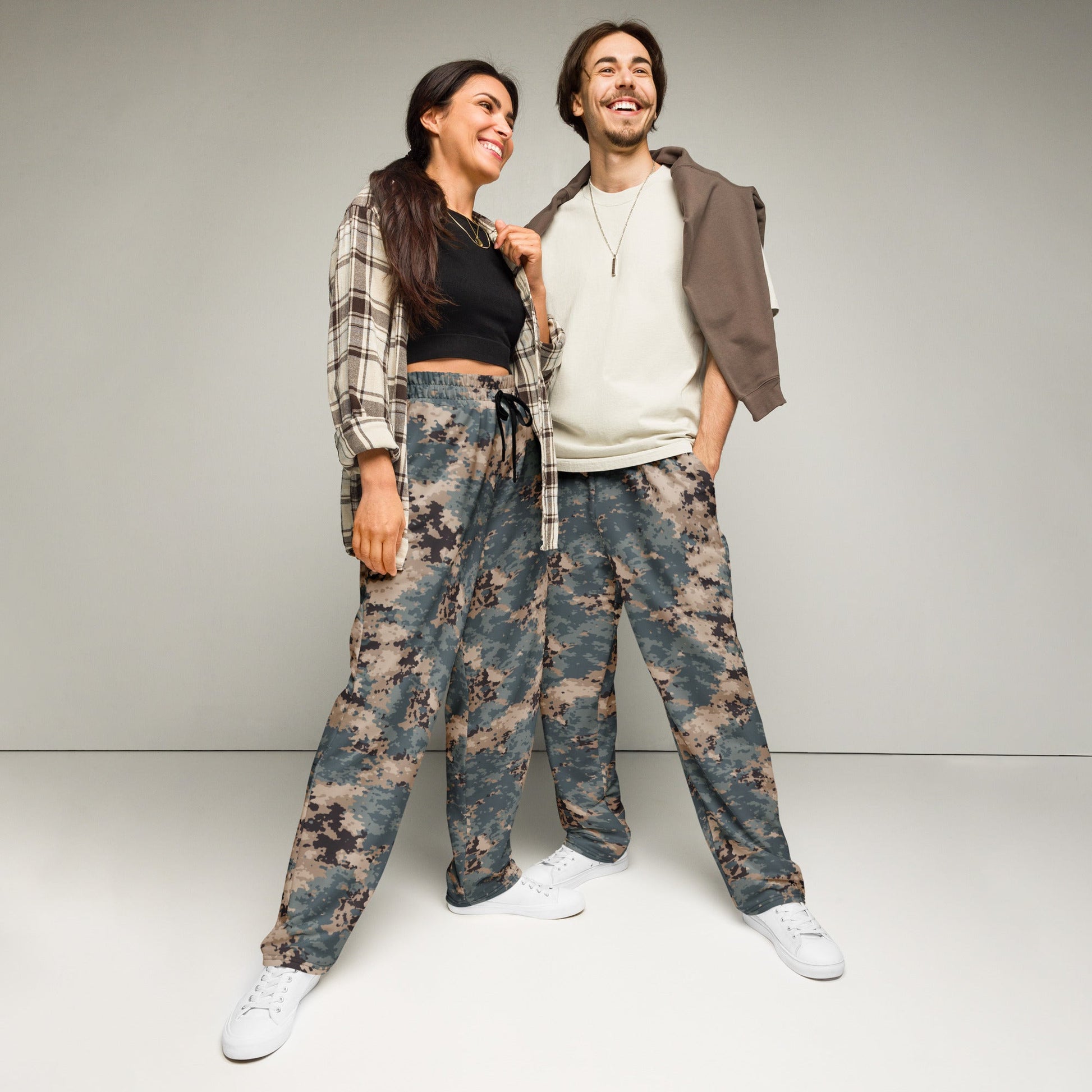 Azerbaijan M2024 CAMO Unisex Wide-Leg Joggers - 2XS