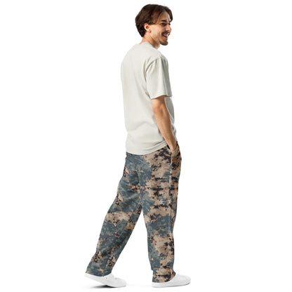Azerbaijan M2024 CAMO Unisex Wide-Leg Joggers