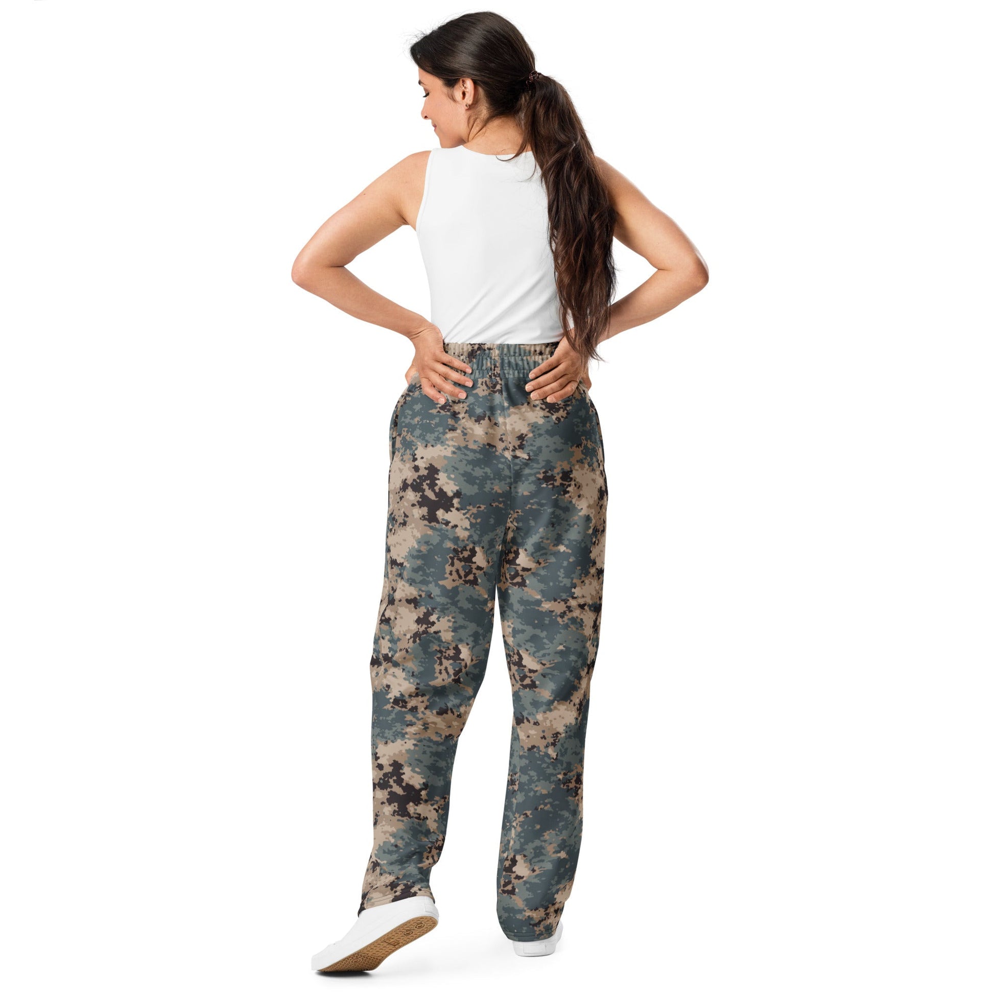 Azerbaijan M2024 CAMO Unisex Wide-Leg Joggers