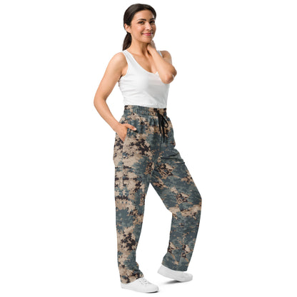 Azerbaijan M2024 CAMO Unisex Wide-Leg Joggers