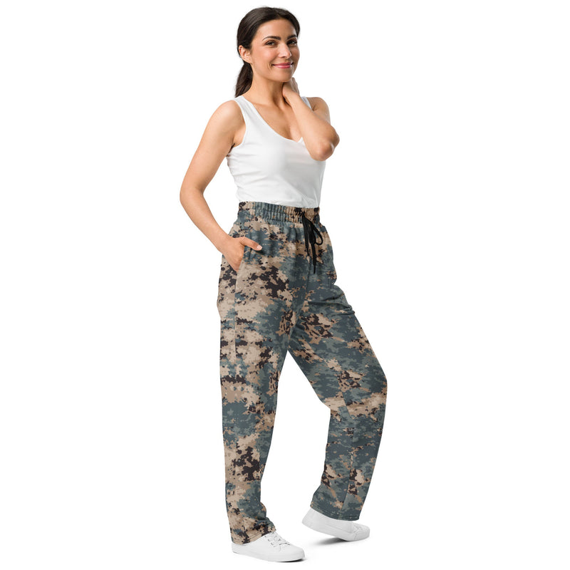 M2024 Caspian CAMO Unisex Wide-Leg Joggers