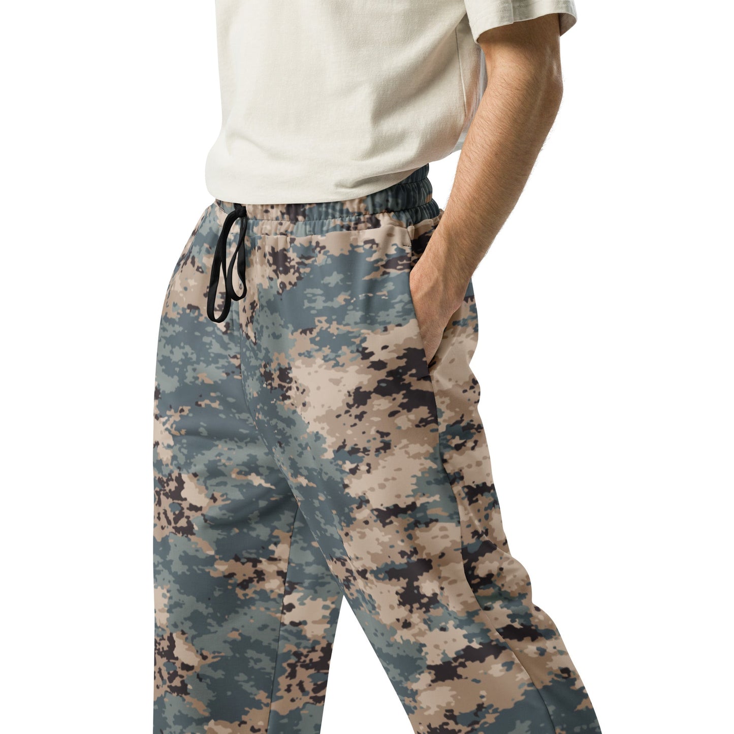 Azerbaijan M2024 CAMO Unisex Wide-Leg Joggers