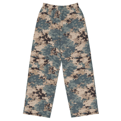 Azerbaijan M2024 CAMO Unisex Wide-Leg Leisure Pants - 2XS