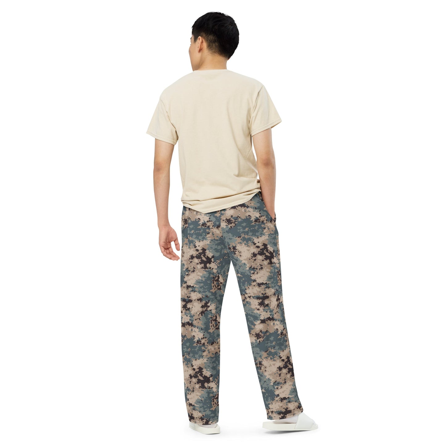 Azerbaijan M2024 CAMO Unisex Wide-Leg Leisure Pants