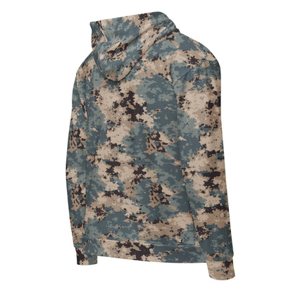 Azerbaijan M2024 CAMO Unisex Zip Hoodie