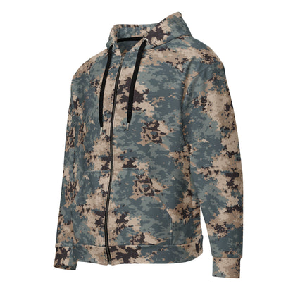 Azerbaijan M2024 CAMO Unisex Zip Hoodie