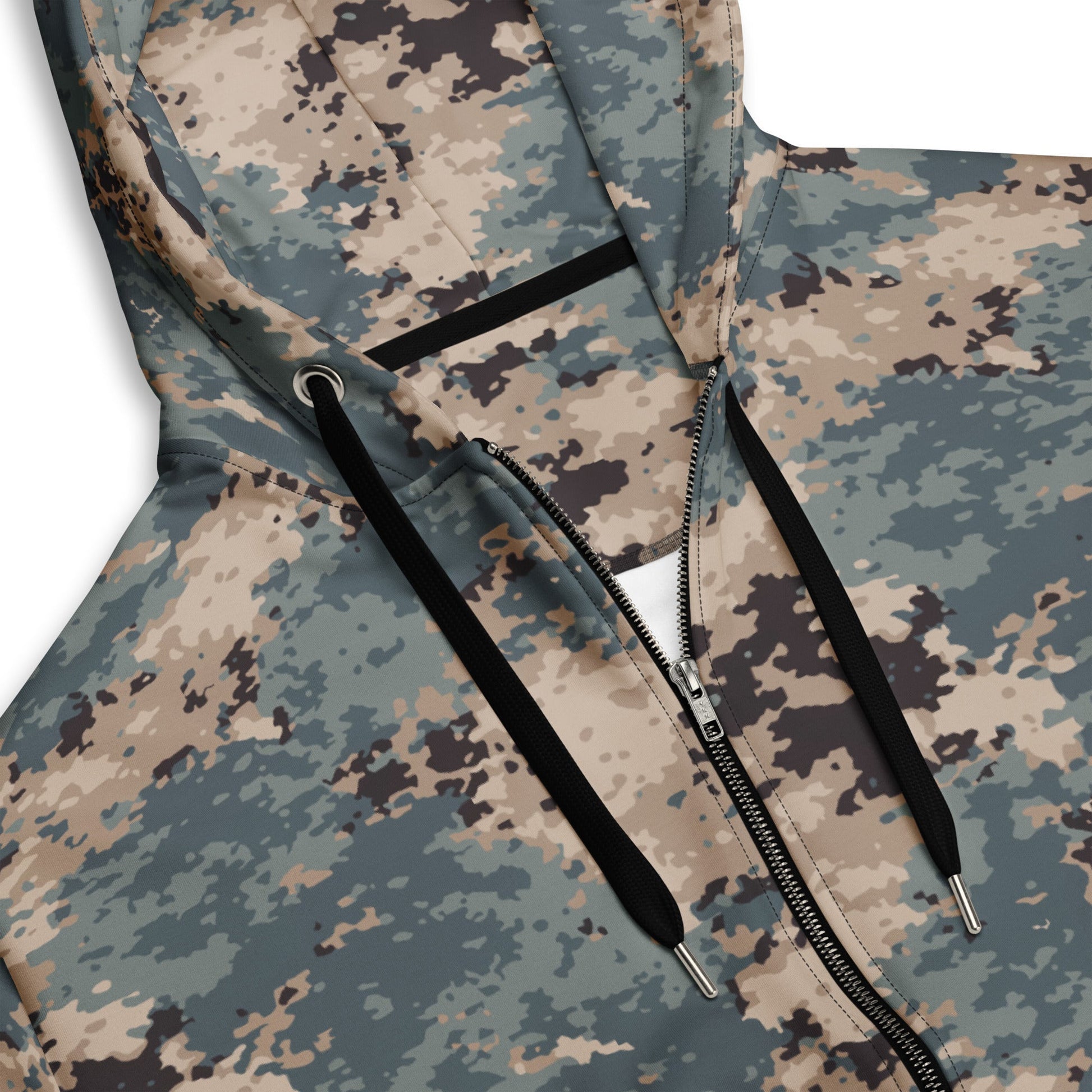 Azerbaijan M2024 CAMO Unisex Zip Hoodie
