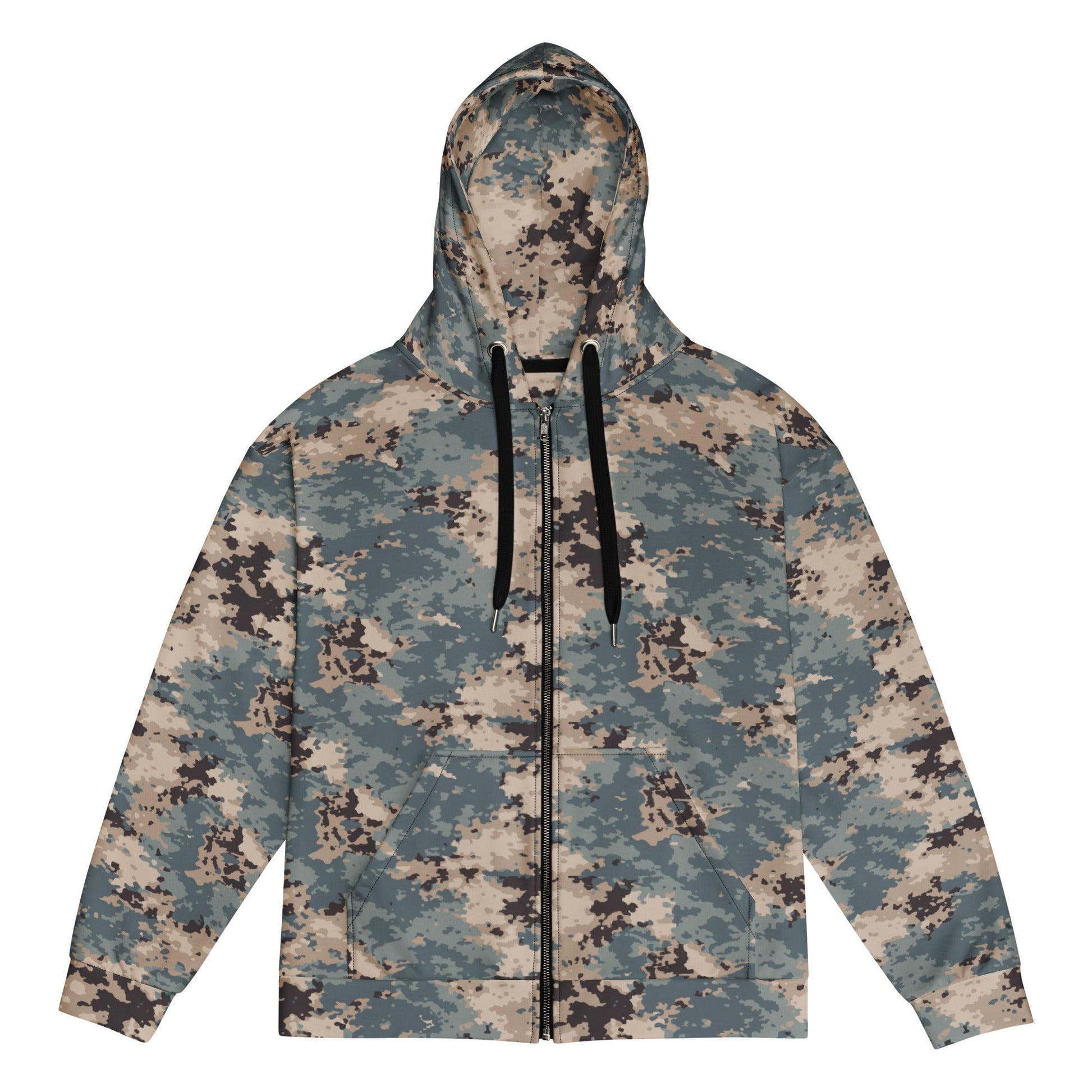 Azerbaijan M2024 CAMO Unisex Zip Hoodie - 2XS