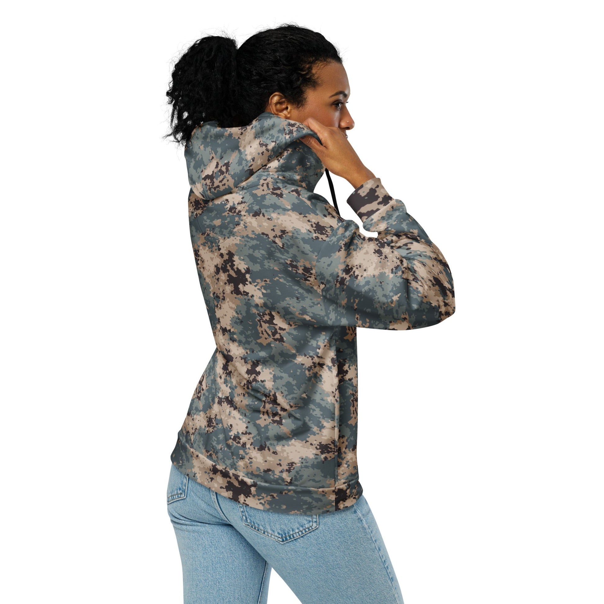 Azerbaijan M2024 CAMO Unisex Zip Hoodie