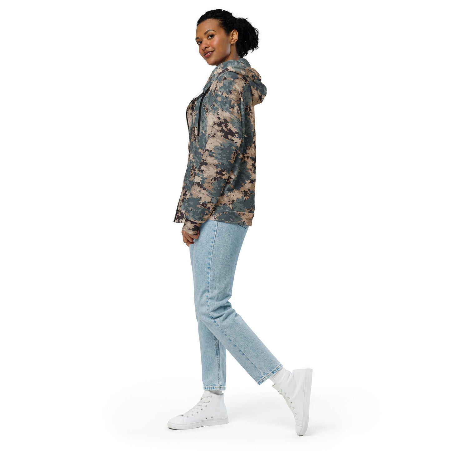 Azerbaijan M2024 CAMO Unisex Zip Hoodie