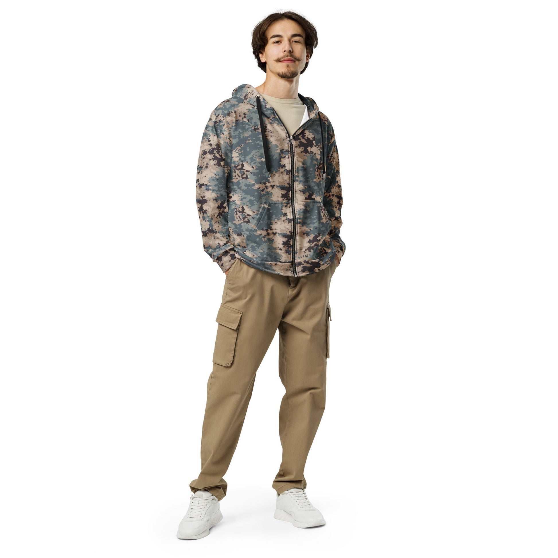 Azerbaijan M2024 CAMO Unisex Zip Hoodie