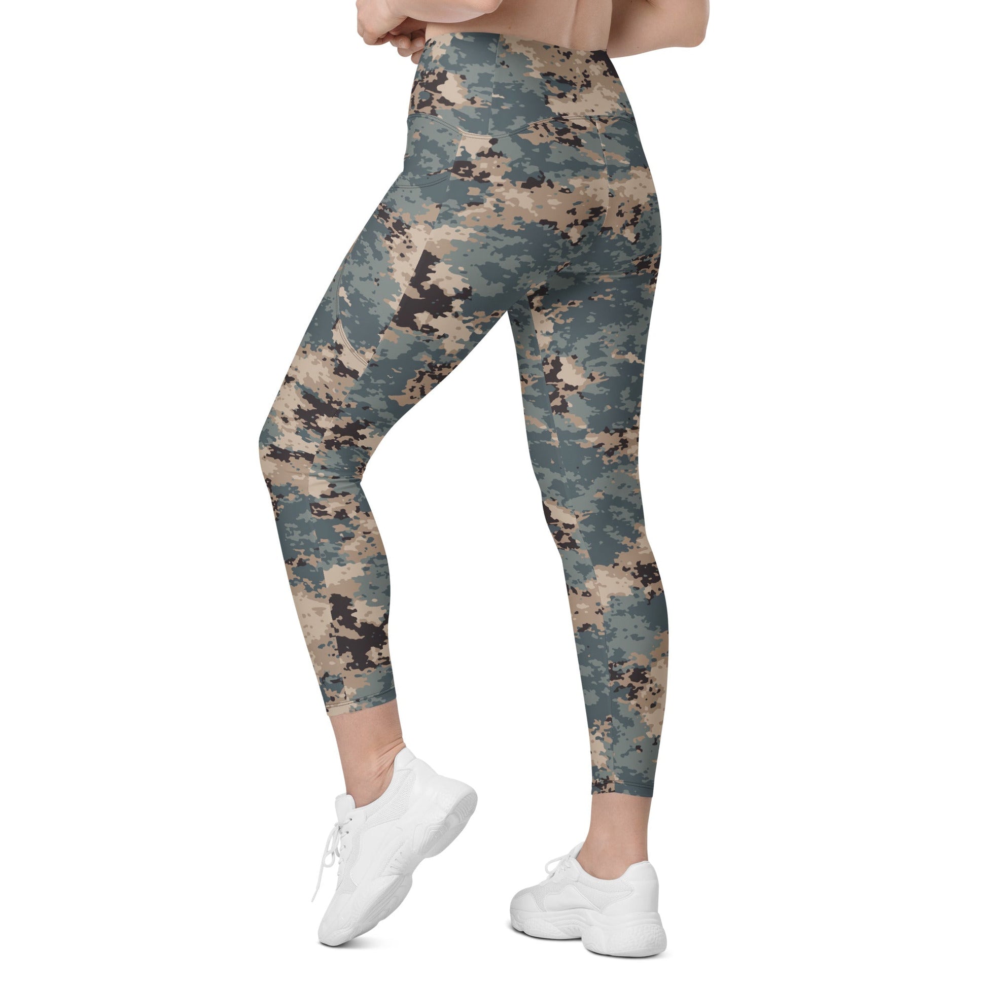 Azerbaijan M2024 CAMO Womens Leggings with Pockets