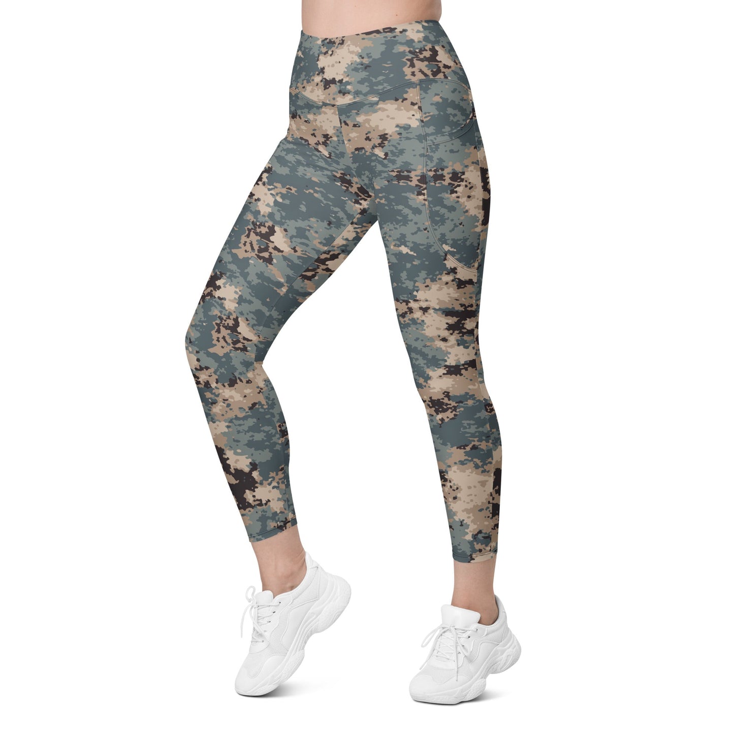 Azerbaijan M2024 CAMO Womens Leggings with Pockets
