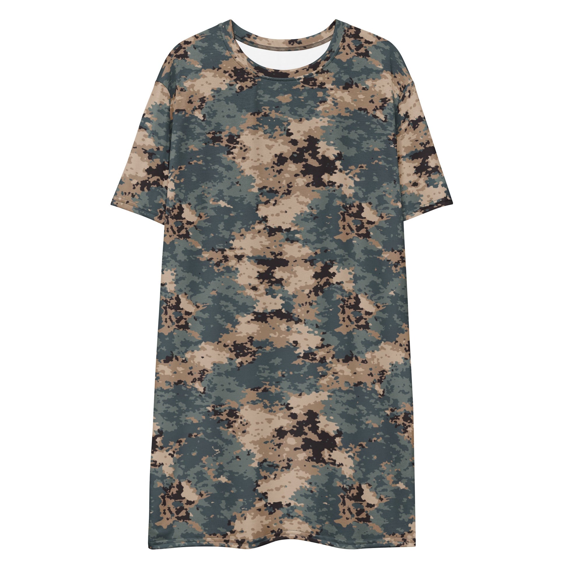 Azerbaijan M2024 CAMO Womens T-Shirt Dress