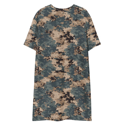 Azerbaijan M2024 CAMO Womens T-Shirt Dress