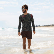 Baba Yaga Night Reaper CAMO Mens Long-Sleeve Rash Guard - XS - LS