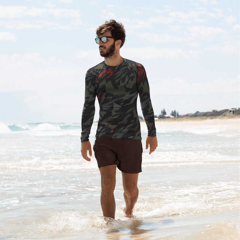 Baba Yaga Night Reaper CAMO Mens Long-Sleeve Rash Guard - XS - LS