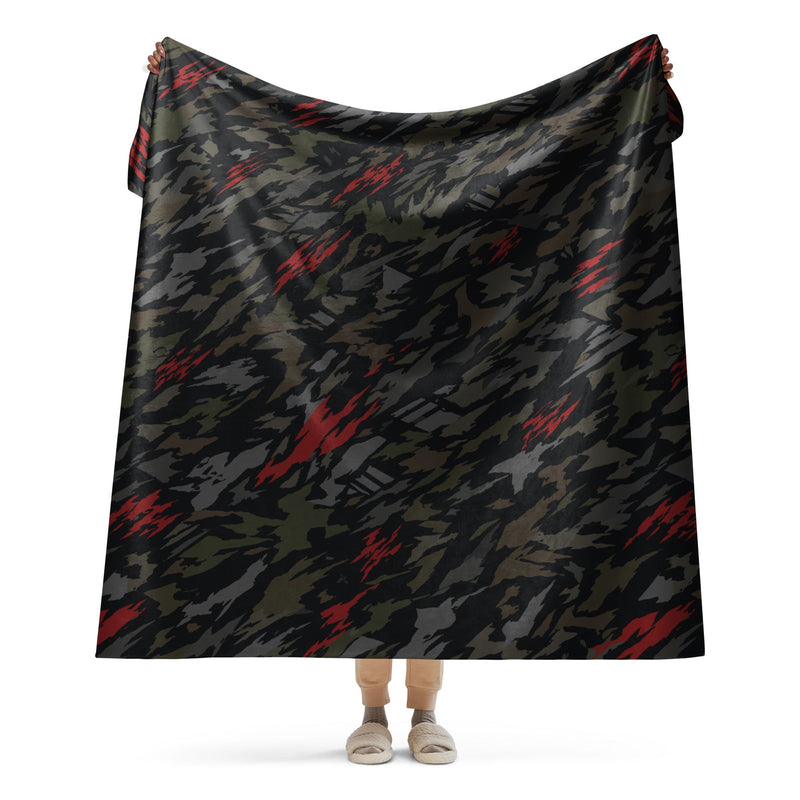 Baba Yaga Night Reaper CAMO Sherpa Blanket - 60″×80″